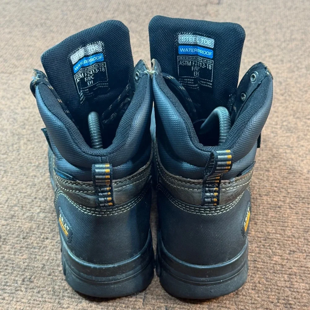 Ariat Work Womens Steel Toe Waterproof Boots Black Leather EH 10040405 US 8.5W
